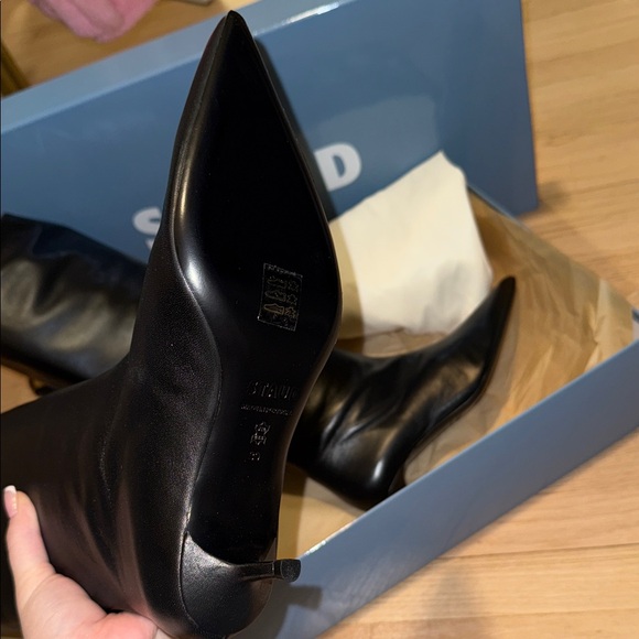 STAUD Sebastian Kitten Heel Tall Boots - Picture 2 of 7